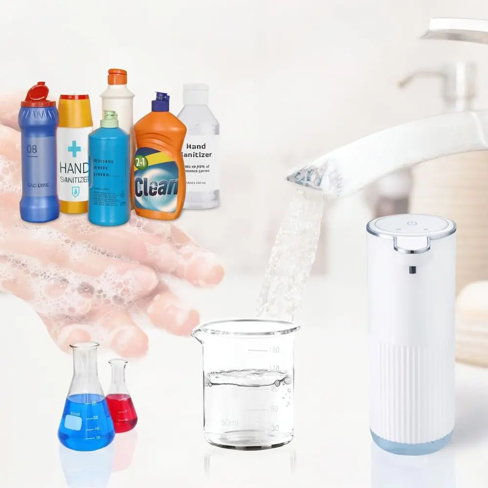 Touchless Infrared Sensor Soap Dispenser Automatic Liquid Pump Desktop Kitchen Dish Soap Bathroom Hand Washing Station