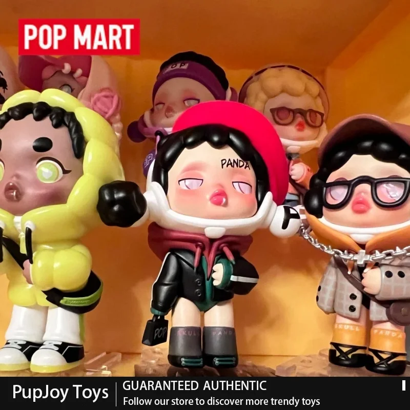 Genuine Pop Mart Skullpanda Sp2 Panda Craze Cool Blind Box Retro