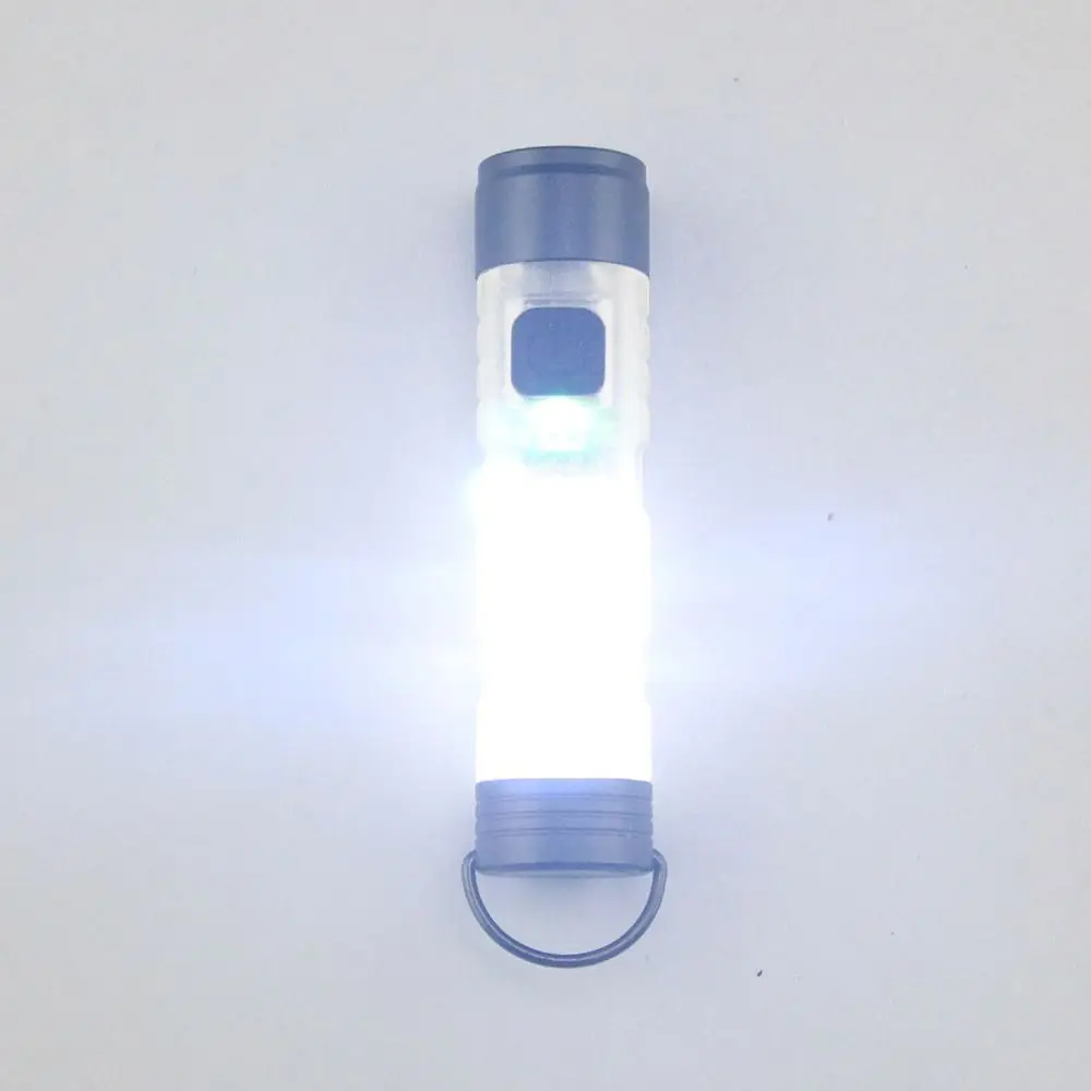 Lampada a LED Mini portachiavi impermeabile Torcia ricaricabile Magnete Portachiavi Luce Torcia portatile leggera creativa Escursionismo