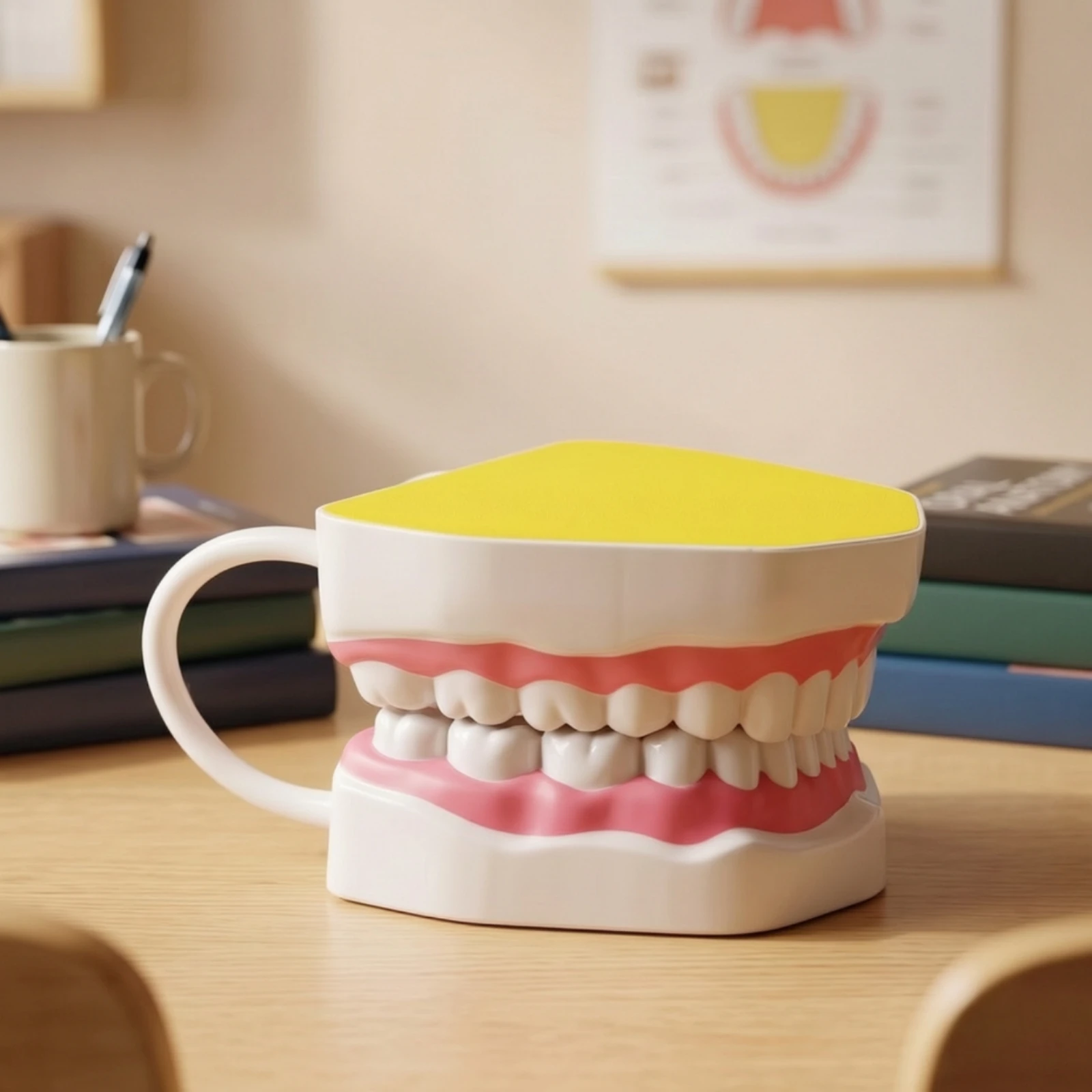 Professional Dental Model with Hinged Jaw Detachable Tooth Set Oral Model for Clinical Training Use