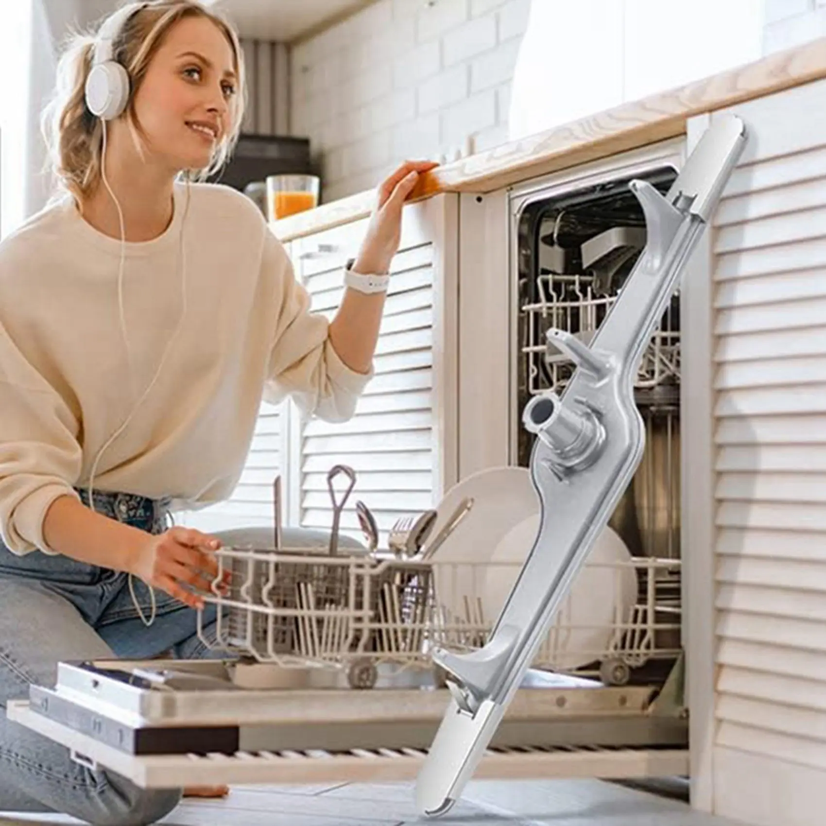 【Popular】2X 154568002 Braço de pulverização inferior para máquina de lavar louça para Electrolux Frigidaire 154568001 5304517203 AP3958746, EA1524955 1196170