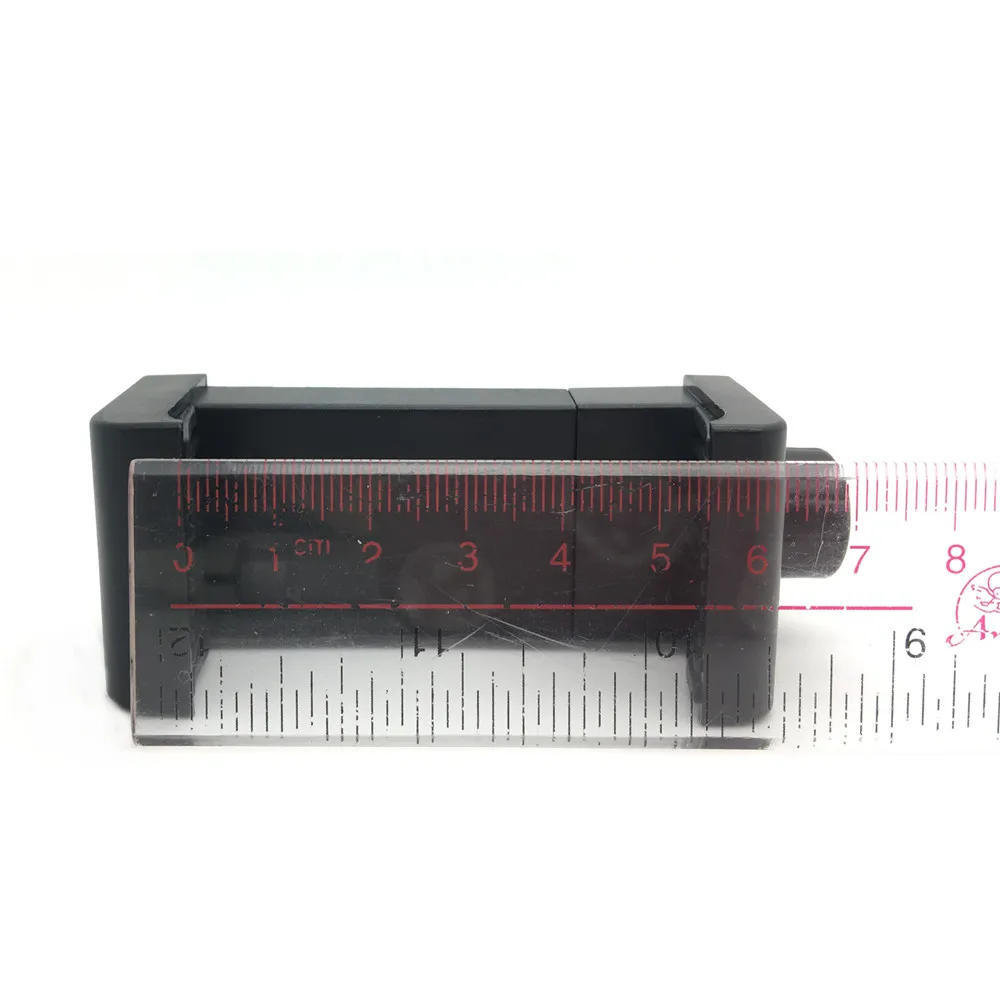 Penyangga Tripod ponsel 5.5-9.5cm, dapat diatur klip penjepit telepon seluler untuk streaming langsung Smartphone Tiktok Youtube