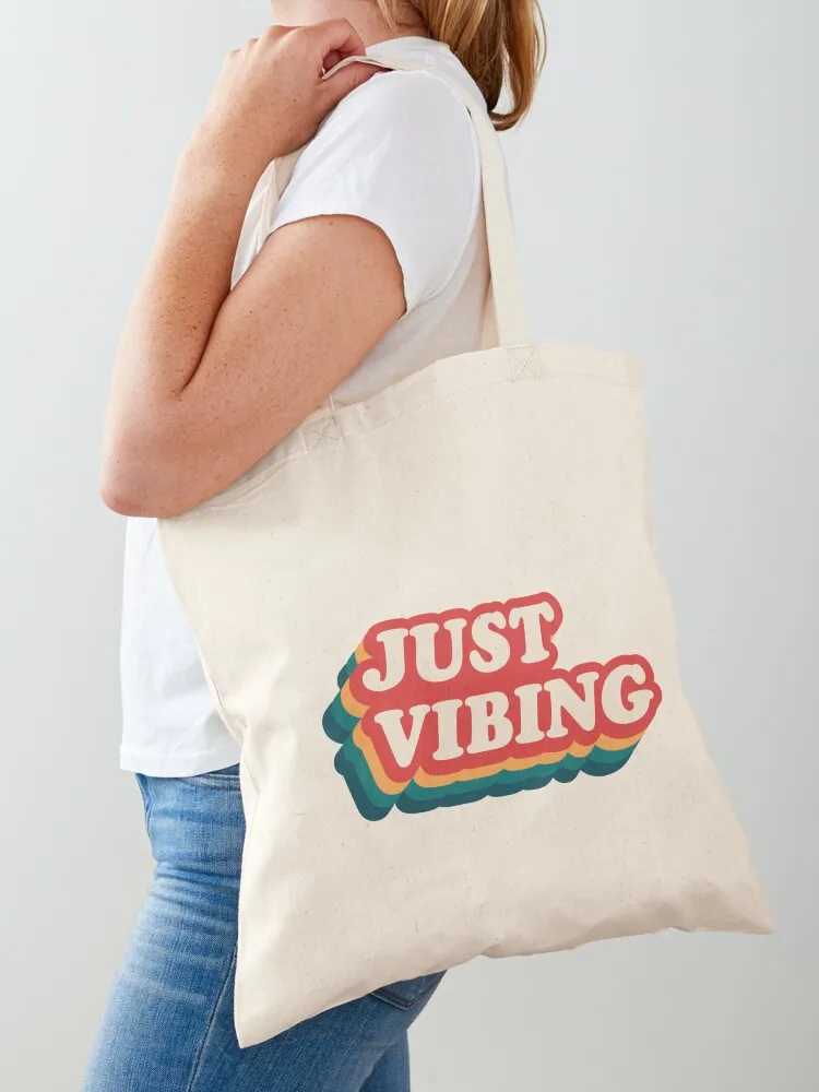 

Just Vibing Tote Bag Shopping bags shopper bags female bag Lady bag