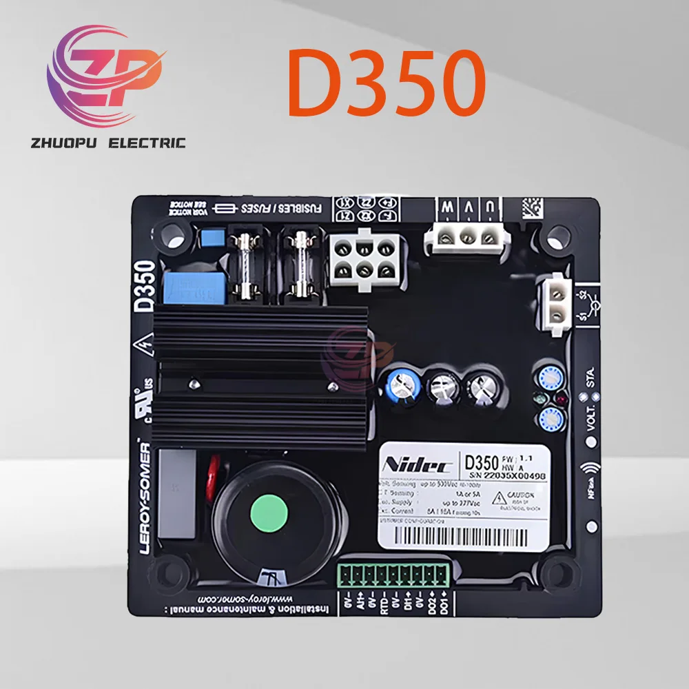 

Original D350 Automatic Voltage Regulator AVR Generator Spare Part Voltage Regulation Board for Stable Power Output