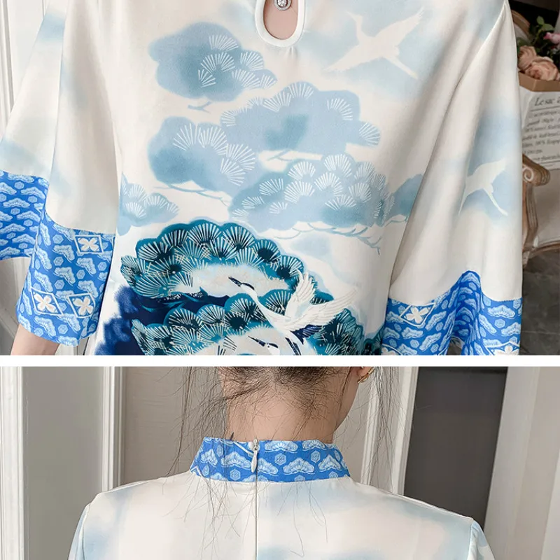 2021 White Plus Size 3XL 4XL Party Casual Qipao Traditional Chinese Clothing Vintage Modern Improved Cheongsam Dress for Women