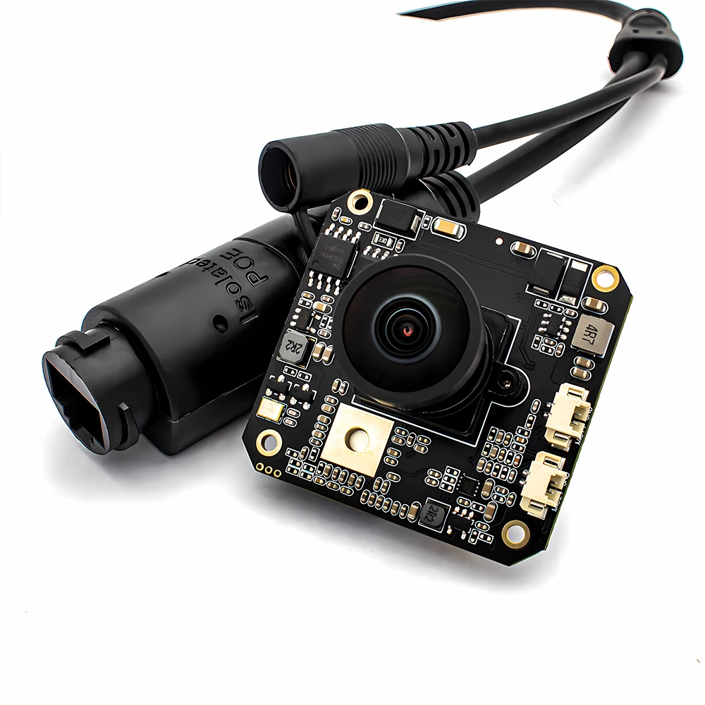 WGWK 4K IMX415 IP Camera Module Board 2.35mm 143° Wide Angle Low illuminance Onvif H.265 RTSP Motion Detect Security HD Webcam