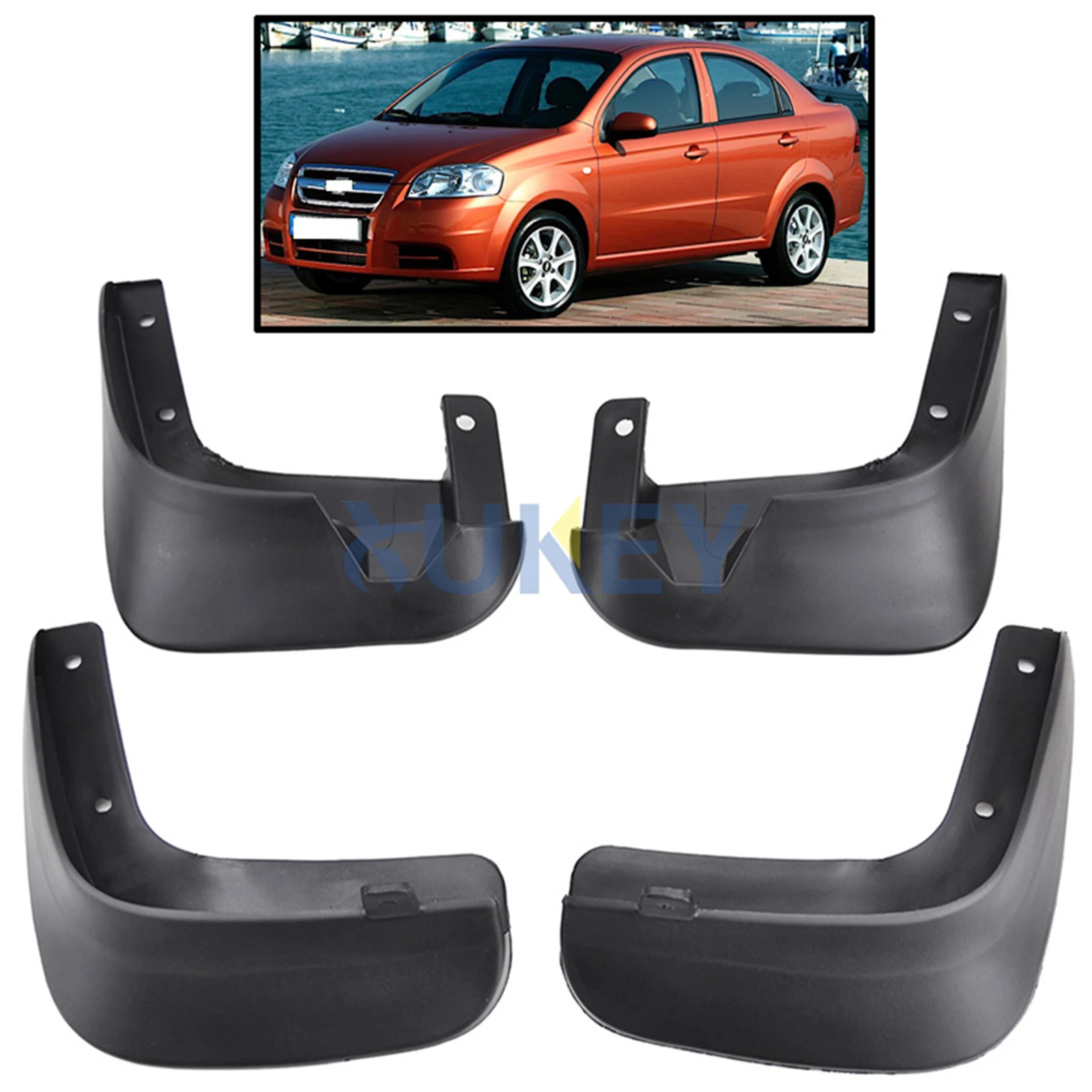 Błotniki do Chevrolet Aveo T250 Daewoo Gentra Holden Barina TK Pontiac G3 2007 - 2011 Przedni tylny błotnik Chlapacze Osłona przeciwbryzgowa