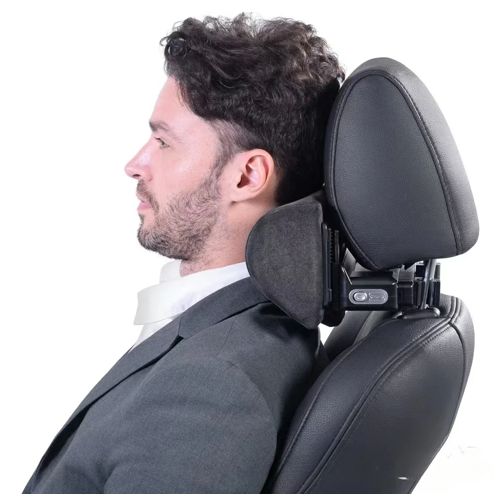 

Automotive four-square adjustment travel headrest for Audi and Volkswagen, memory cotton wool headrest general models