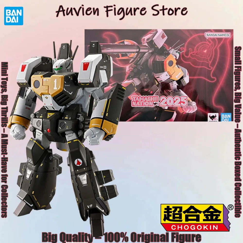 Officially Licensed Bandai Dx Chogokin Vf1Svalkyrie Figure Anime Action Super Dimension Fortress Macross Classic Character Model