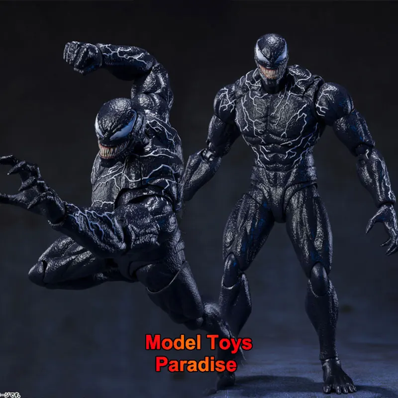 S.H.Figuarts 1/12 Men Soldier Venom Both Righteous Evil Super Hero Full Set 6inch Action Figure Collectible Toys Gifts