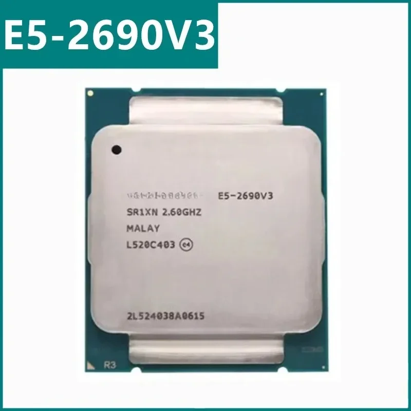 E5-2690 V3 E5 2690V3SR1XN 2.6GHz 12-s 24-Threads 30MB 135W LGA2011-3 E5-2690V3
