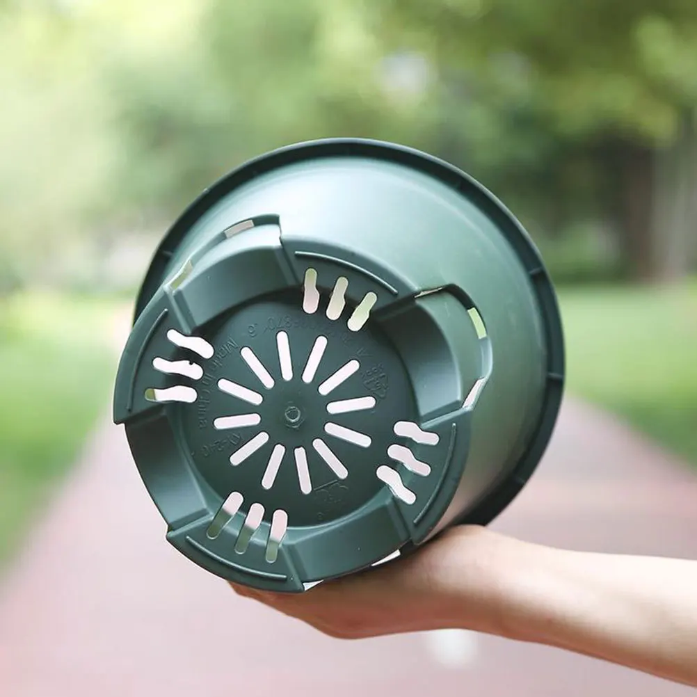 

5Sets Root Control Planter Plastic Flower Pot for Succulents and Small Plants Breathable Garden Indoor Outdoor Use