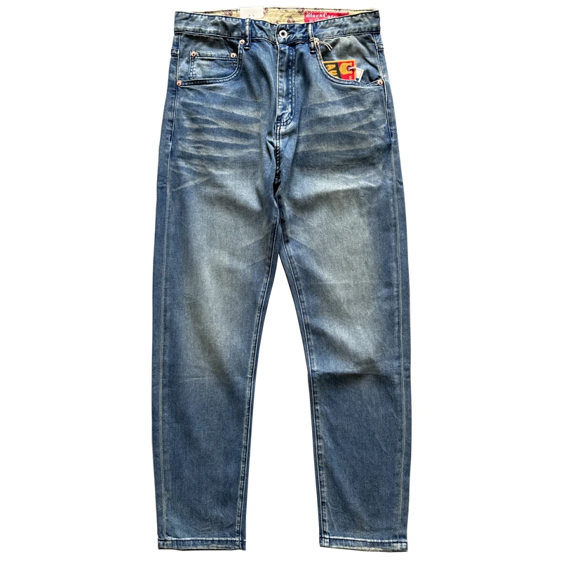 Jeans denim ultraleggeri ed elasticizzati estivi 2025 per uomo Pantaloni in denim dritti lavati ad alta elasticità sottili e traspiranti di alta qualità