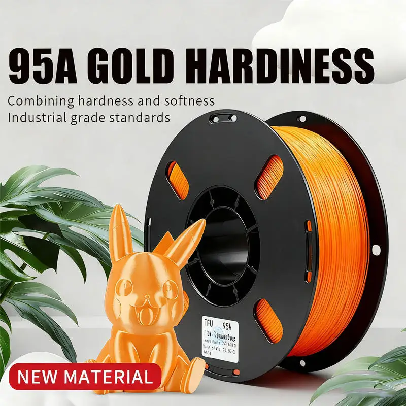 

INTORO TPU Filament 1.75mm, Flexible TPU 95A Shore Hardness, High Elasticity & Durability, Ideal for Functional & Flexible Print