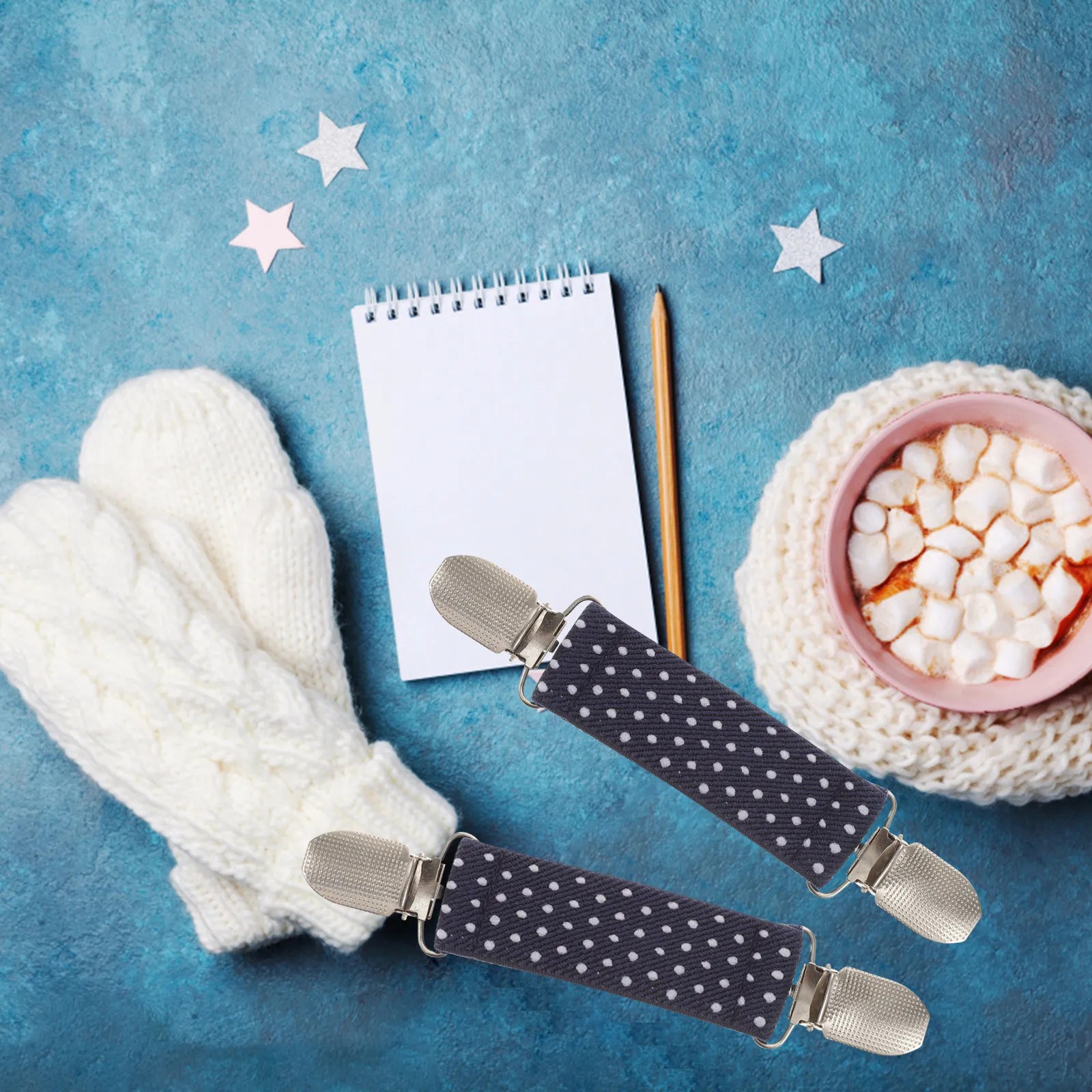 

4Pcs Mitten Clips for Kids Nonslip Glove Holder Clips Sturdy Easy-Open Design Prevent Loss Winter Coat Sleeve Attachment