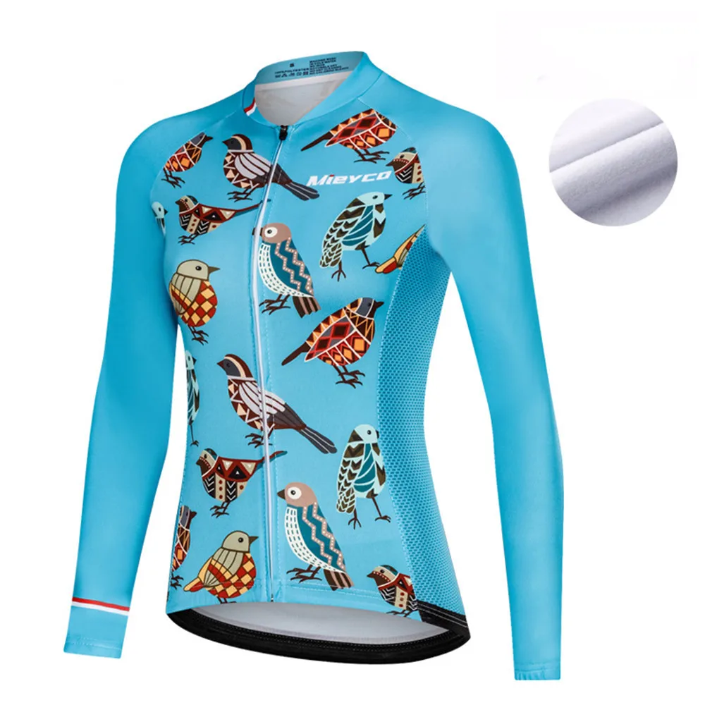 Giacca invernale maglia da ciclismo abbigliamento in pile termico camicia da bicicletta all\'aperto da montagna abiti da donna indossare Invierno