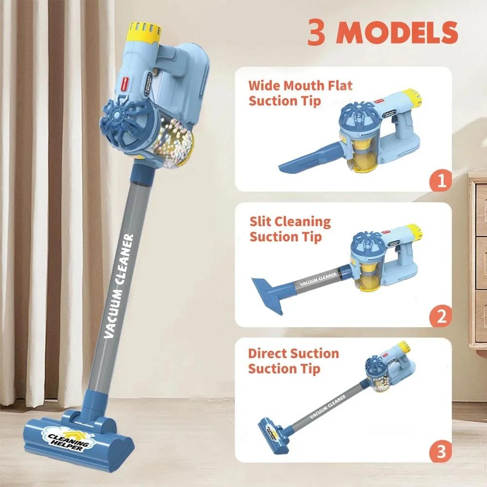 Aspirateur pour enfants, jouet réaliste, jeu de simulation pour les tout-petits apprendre le nettoyage, jouets éducatifs pour garçons et filles, cadeaux