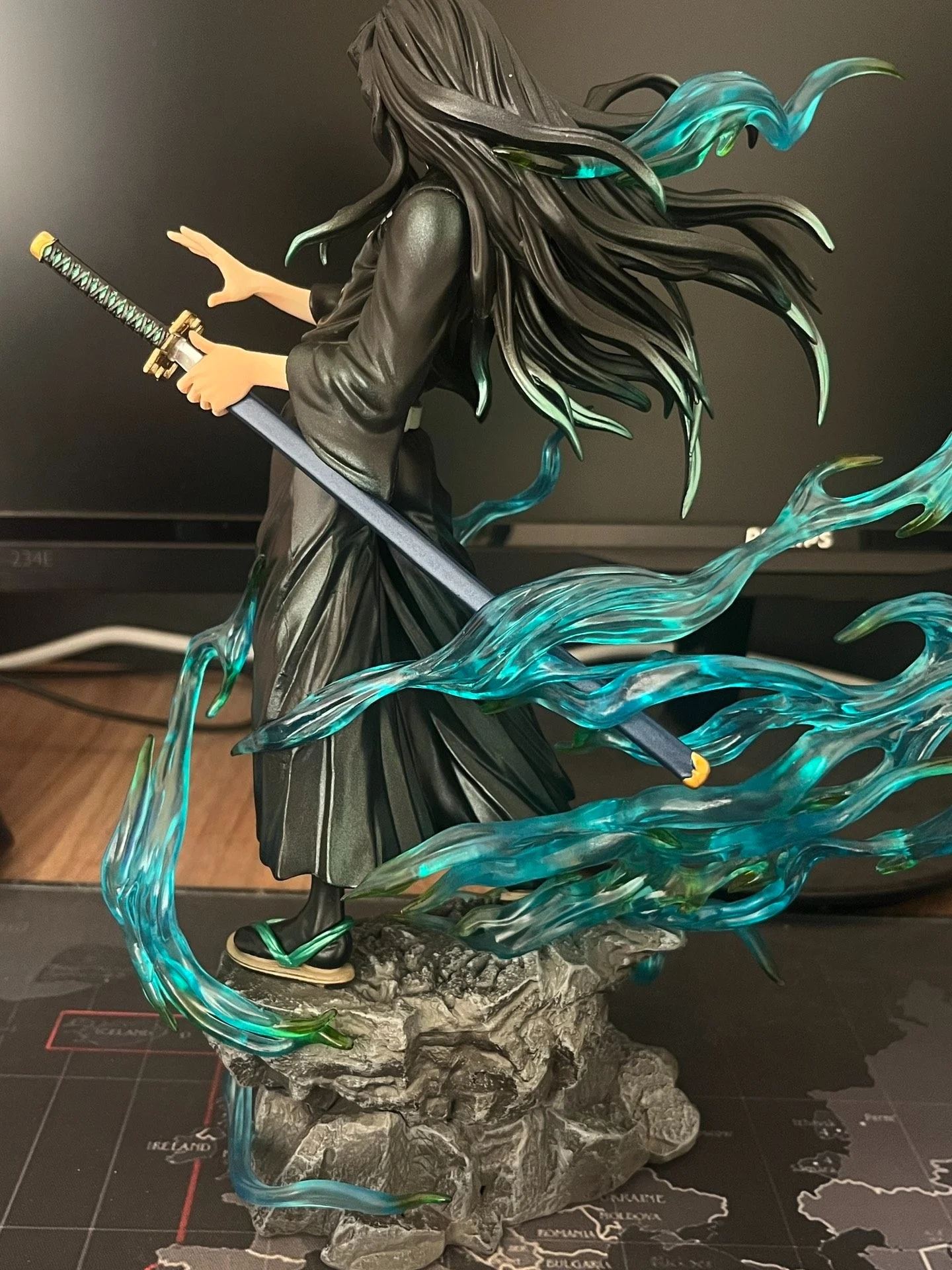 Muichiro Tokito Figura - Demon Slayer Infinity Castle Tokito Muichiro Estátua de Batalha Final, Anime Kimetsu no Yaiba Fãs Brinquedo Presente