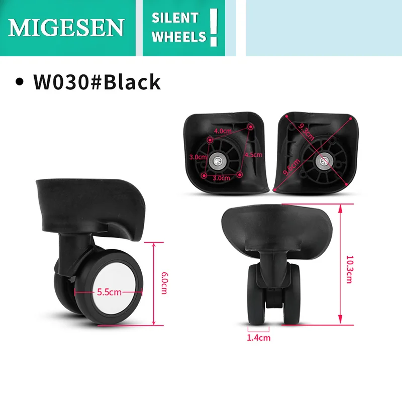 heavy Casters Wide trolley suitcase The combination box Accessories Crack resistance Detachable Bearing wheels load bearing