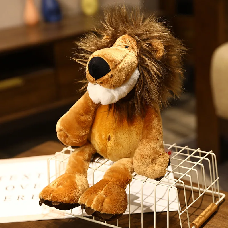 Cartoon Animal Hand Puppet Parent-child Game Doll Lion Elephant Pig Appease Toys Birthday Gifts For Children wholesale
