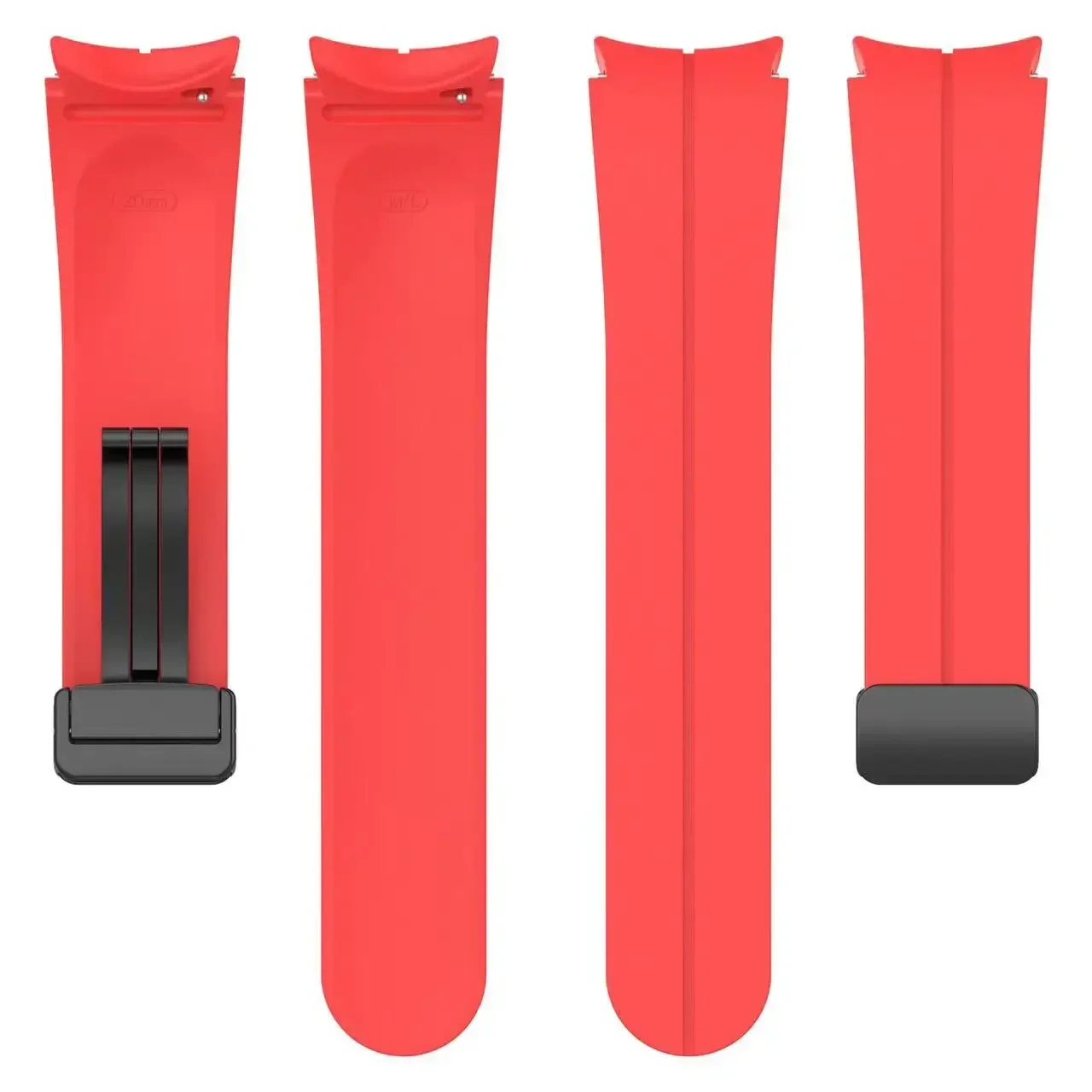 Silikonband für Samsung Galaxy Watch 7 FE 5 Pro 45 mm 6 Classic 47 mm 43 mm Magnetschnalle für Galaxy 4/5/6 40/44 mm