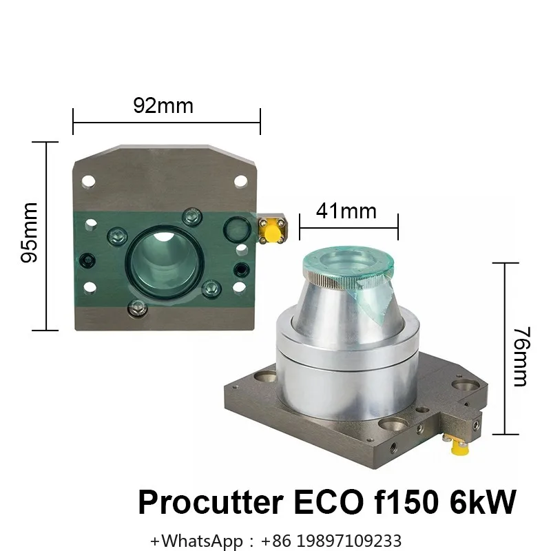 Cabeça de capacitor eco procutter para precitec procutter eco bocal conector sensor para máquina de corte la-ser
