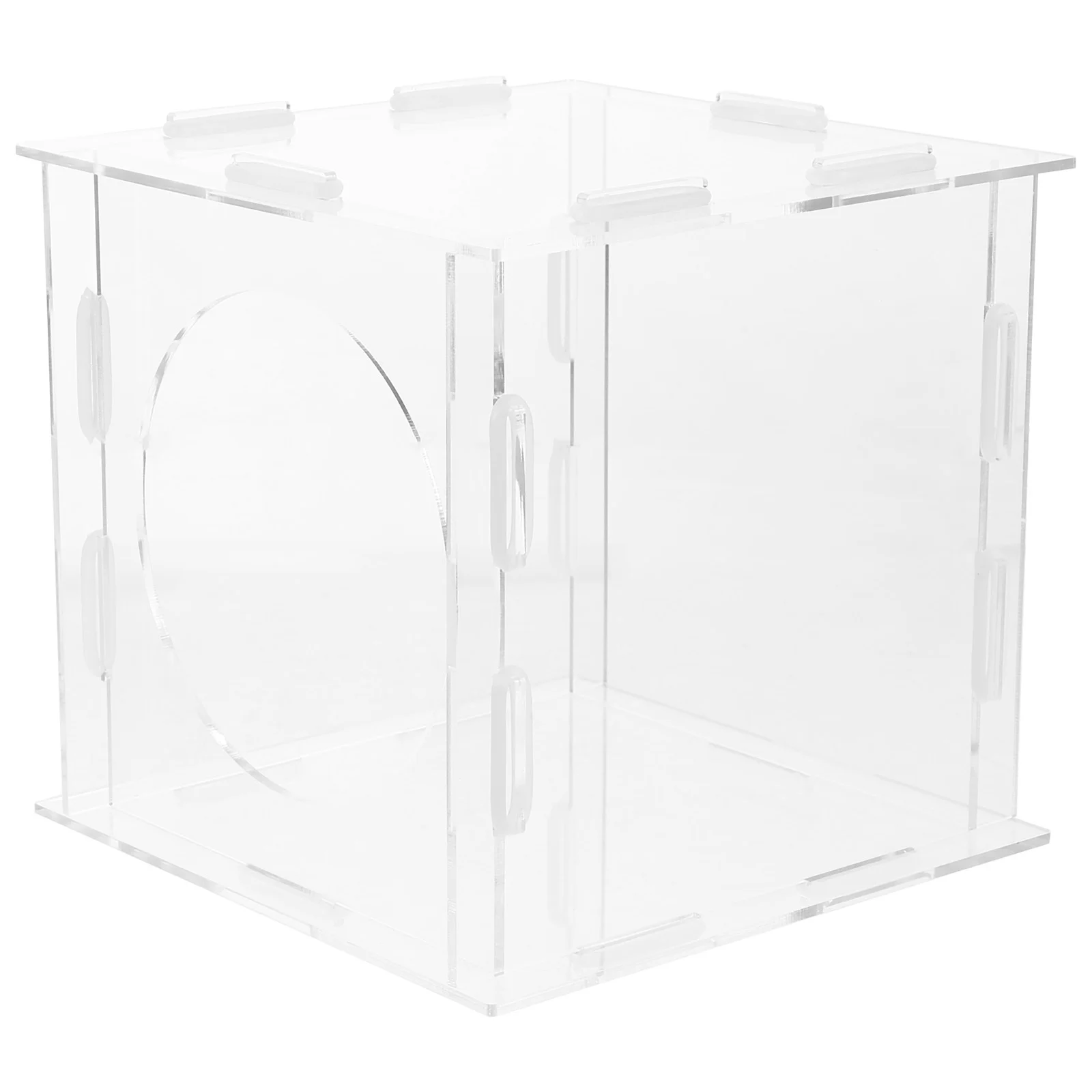 Raffle Boxes Lottery Case Container Supplies Acrylic Suggestion Mailbox Tip Jars