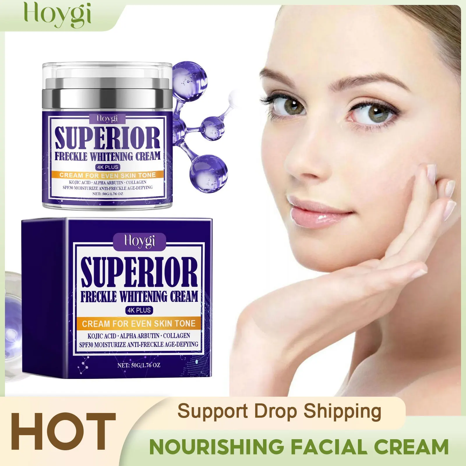 

Nourishing Facial Cream Lifting Fade Fine Lines Soothing Redness Skin Barrier Improvement Whiten Spots Anti Aging Repair Cream