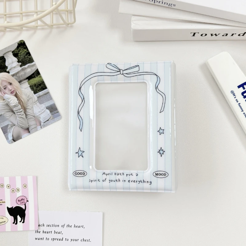 2024 Ins Ballet Bow Hit Practical Envelope Card Pack A Palleted Card Book Small Card Storage Book Polaroid Photo Album