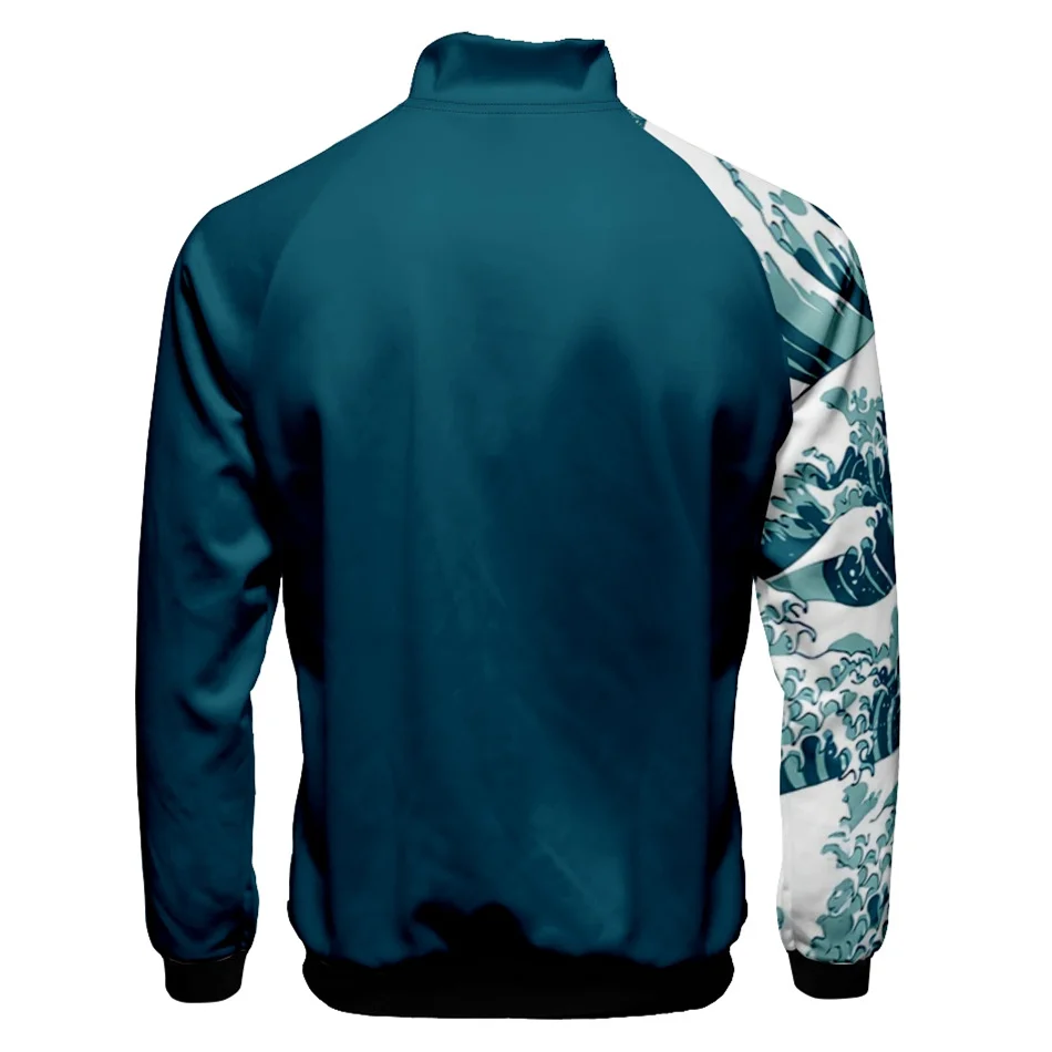 Coats Kanagawa Wave Anime Hoodie Cosplay Costume Men Boys Jacket Sweatshirts
