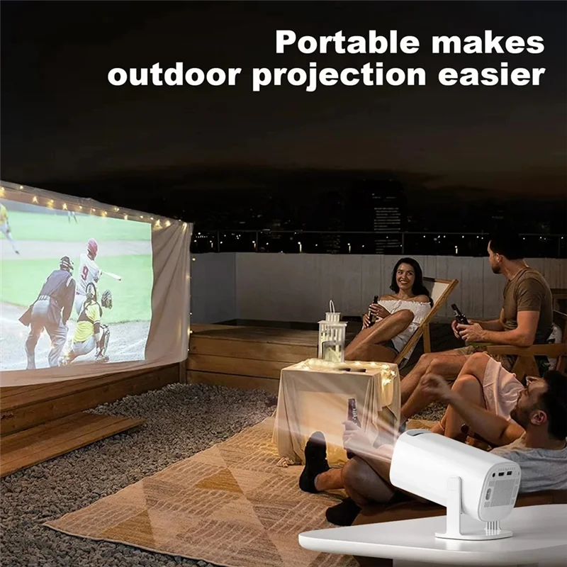 P30 Smart Projector Wifi 6 Android 11 Home Beamer Support 4K Decoding For Home Theater Video Proyector 150 Ansi Durable US Plug