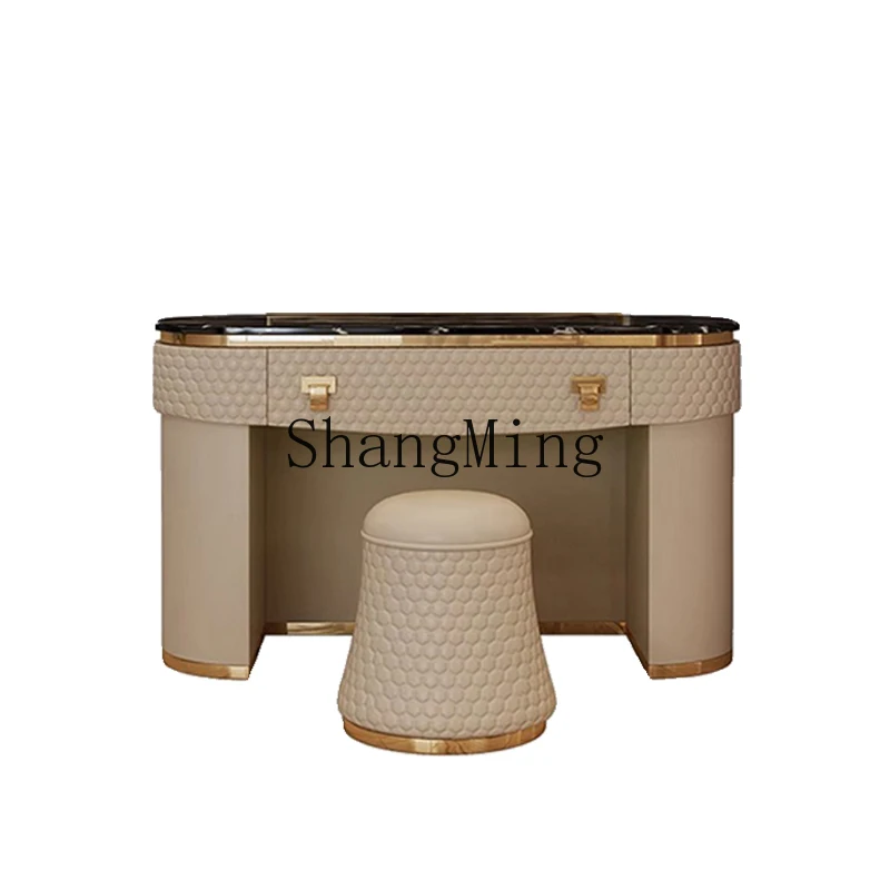 FG good-looking  light luxury dresser marble makeup table storage storage cabinet high-end