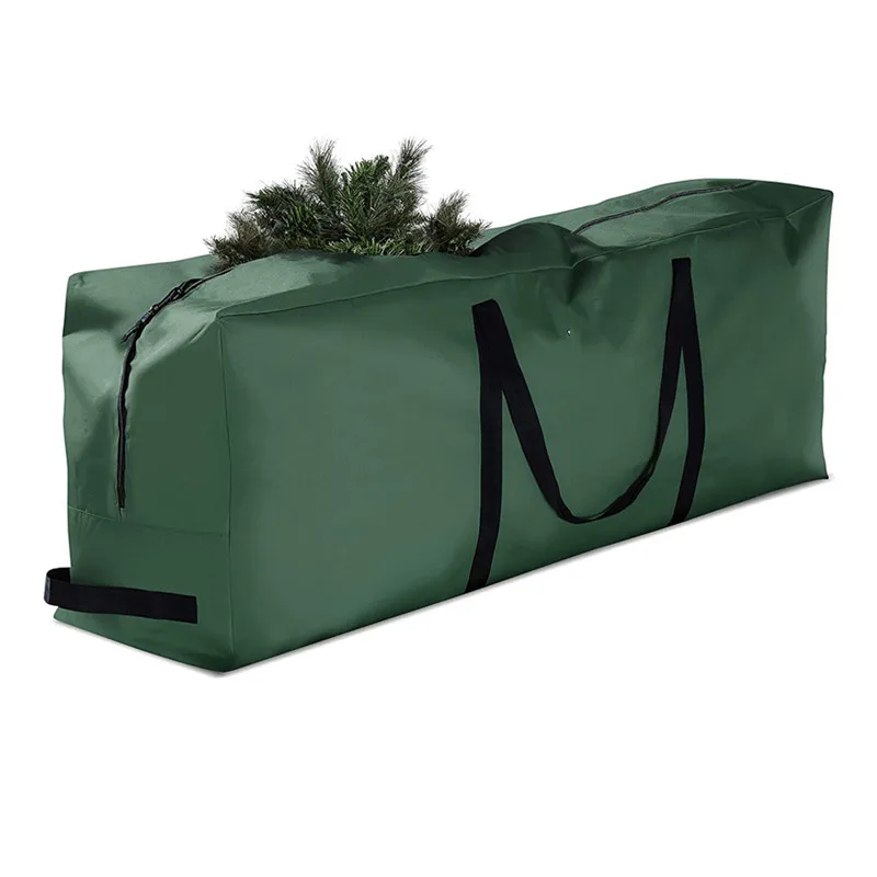 Christmas Tree Storage Bag Fits 6 7 9 Feet Artificial Trees Plastic Waterproof Christmas Bag Durable Handles Labeling Card Slot