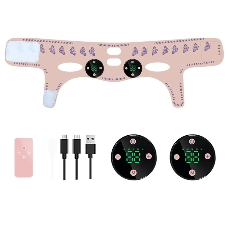 AB68 EMS Head Massager USB Charging Facial Slimming Strap
