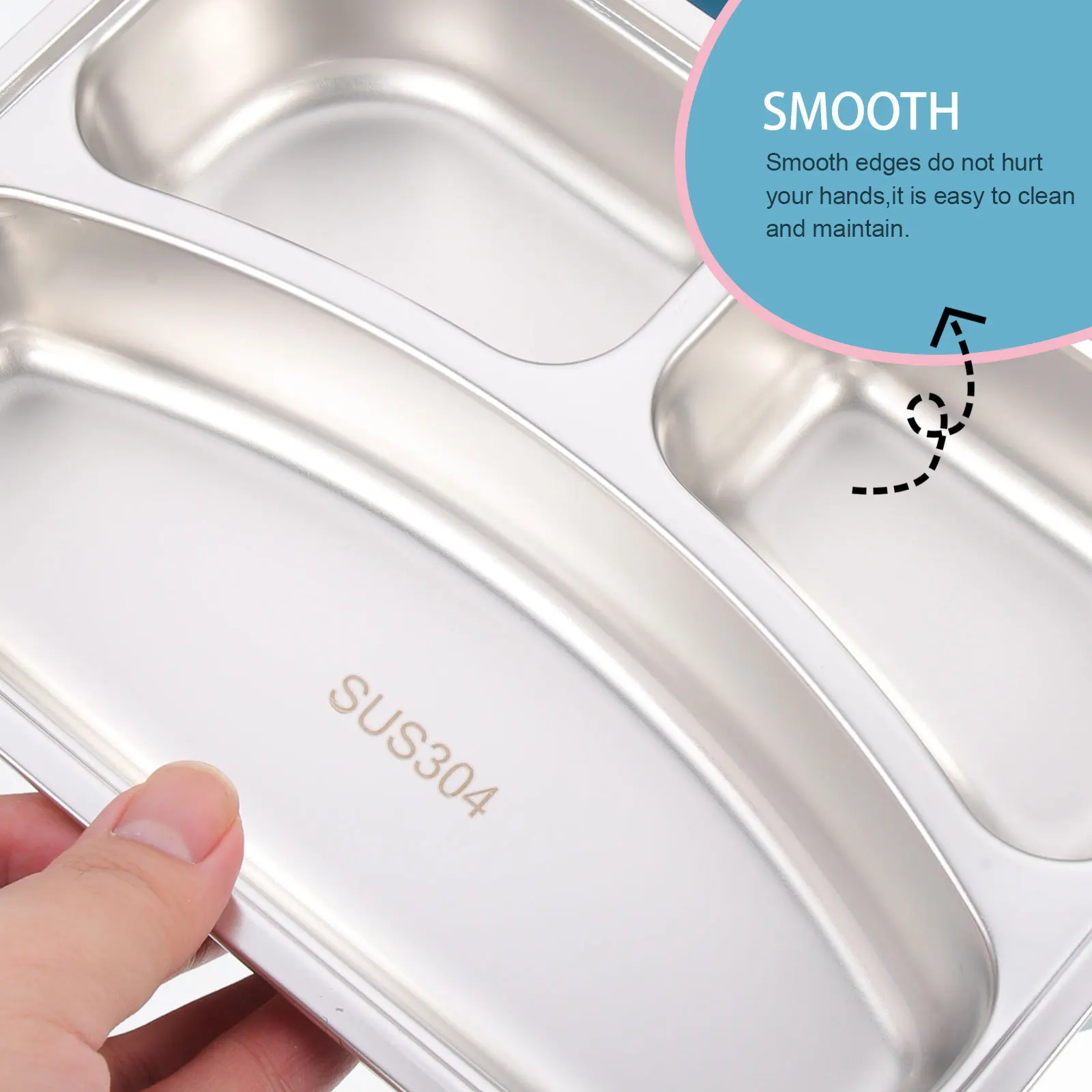 

Premium Stainless Steel Lunch Box with Locking Lid Reusable Insulated Food Container Portable Meal Box for Office Camping