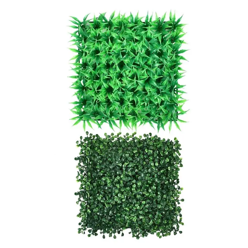 Artificial Hedge Wall Panels Fake Plants Grass Backdrop Privacy Screens Greenery Backdrops Suitable For Outdoor Indoor Garden