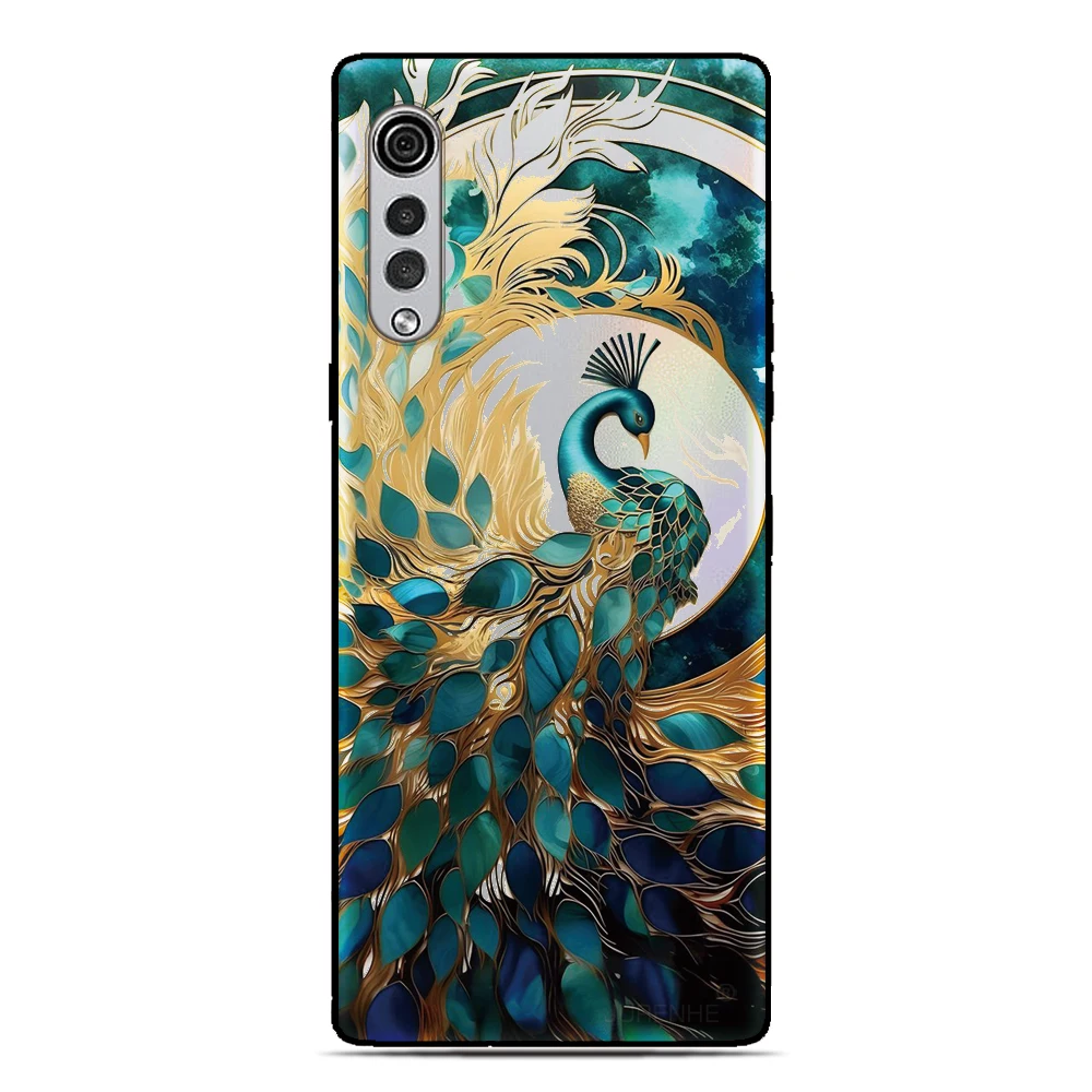 Peacock Feather Back Cover For Sony Xperia 1 VII 10 VI 5 II III IV V 2023 XZ5 XZ4 XZ3 XZ2 XA2 Ultra Z5 L3 Phone Case Soft Funda view 6