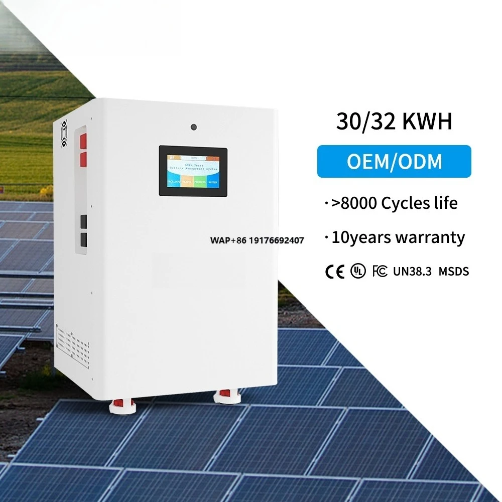 GreenPower IP20 Водонепроницаемый пылезащитный Powerwall 51,2 В 600 Ач 628 Ач Ess 30 кВтч 32 кВтч Luxpower литиевая батарея Солнечная батарея Lifepo4