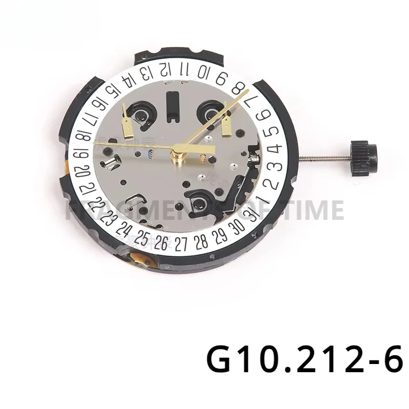 ETA Suiza G10.212, 6 pines, 3: 4, calendario G10.211 V8, movimiento de cuarzo, fabricación de precisión, G10212, nuevo