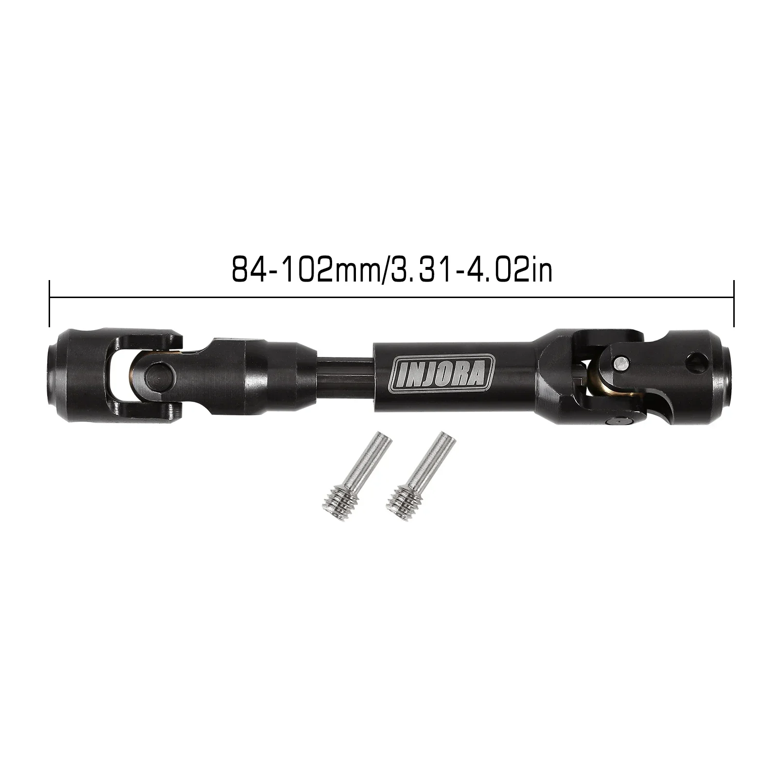 INJORA Stalen Zware Aandrijfas voor 1/10 RC Auto Crawler Axiale SCX10 90046 AXI03007 TRX4 Redcat Gen8