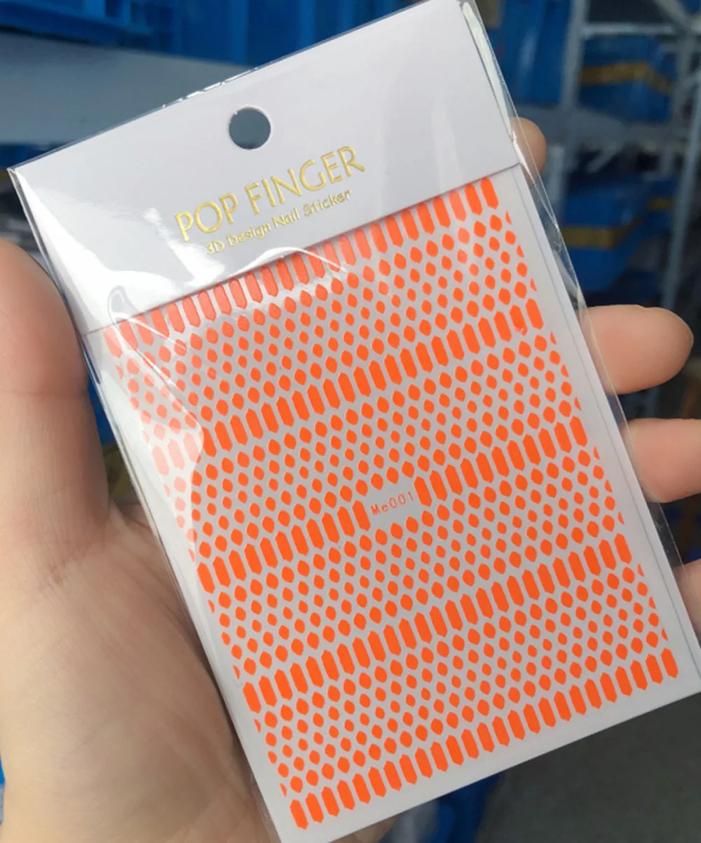 1 Pcs 형광 뱀 피부 디자인 네일 아트 스티커 셀프 접착 슬라이더 다채로운 레드/블루/옐로우/퍼플 네온 호일 DIY 데칼