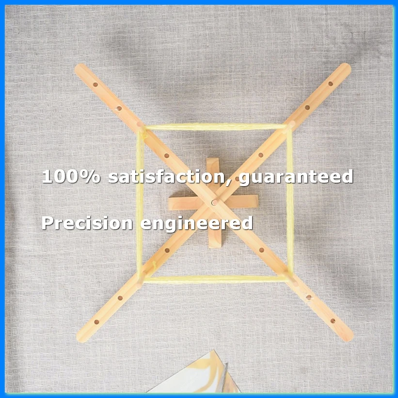 

Wooden Yarn Winding Rack Household Wooden Handmade Wool Yarn Winding Rack Rotating Yarn Ball Rack-A79U