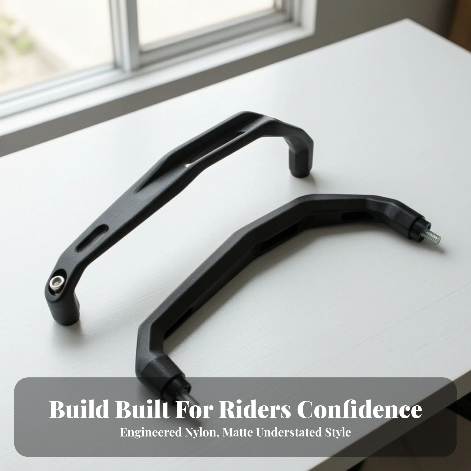 Motorcycle Grab-Handle Assembly Long-Lasting Rear Passenger Grab Bar Rear Passenger Handhold Wear-Resistant Textured