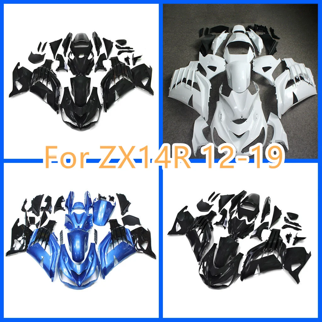 Black Injection Mold Fairings for Kawasak ZX-14R 12 13 14 15 16 17 18 19 Body Kits 2012 2013 2014 2015 2016-2019 ZX 14R Bodywork