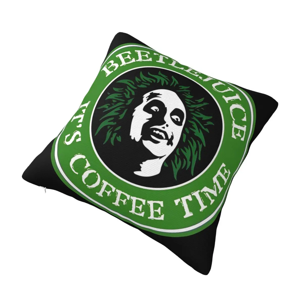 B-Beetlejuice Horror Movie Halloween Pillow Cover Printed Cushion Cover Decorative Throw Pillow Case Cover Home Multiple Sizes