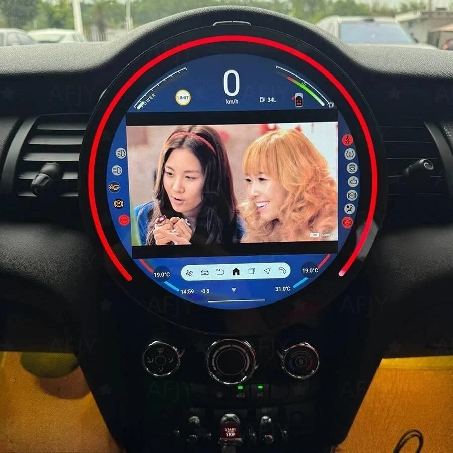 11.9inch Android 15 Multimedia DSP WIFI BT Car Radio Screen 4G GPS For BMW MINI F56 F54 F60 2017-2026 Carplay NBT EVO Stereo