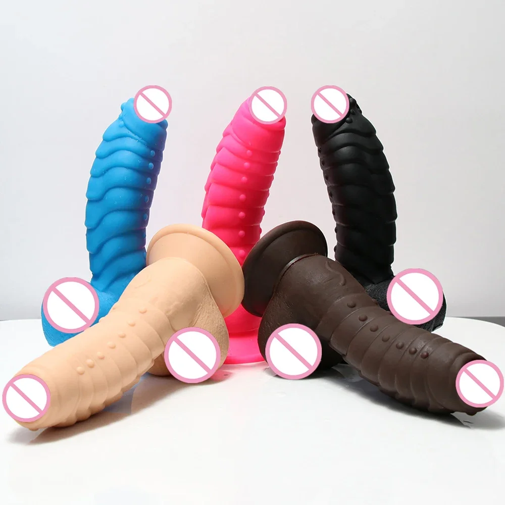 XXL Multicolor Dildo Dinosaur Scales Penis With Suction Cup Dildo Female Adult Sex Toys Real Huge Cock Strapon Big Dick Sex Shop