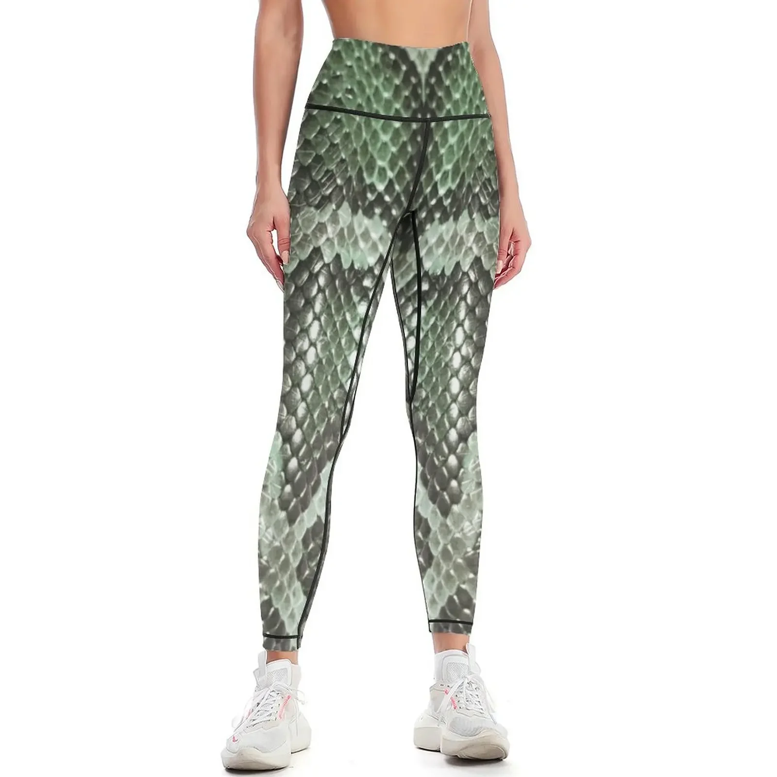 

Striking Green Snakeskin Leggings sport pants gym womans sportswear woman gym 2025 Fitness clothing Womens Leggings