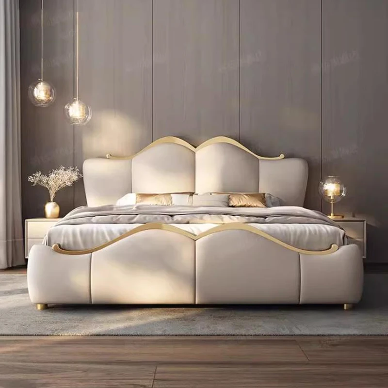 

Классическая роскошная кровать Beauty Single Double Дешевые дизайнерские кровати Европейская японская минималистичная деревянная кровать для чтения Cama Casal Мебель для дома