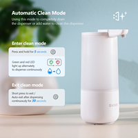 SVAVO 250ml Touchless Automatic Soap Foam Dispenser On Battery Liquid Foam Hand Washer Machine Infrared Sensor Soap Dispenser